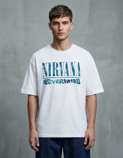 Nirvana Unisex Terry Oversized Tee