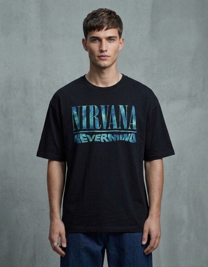 Nirvana Unisex Terry Oversized Tee