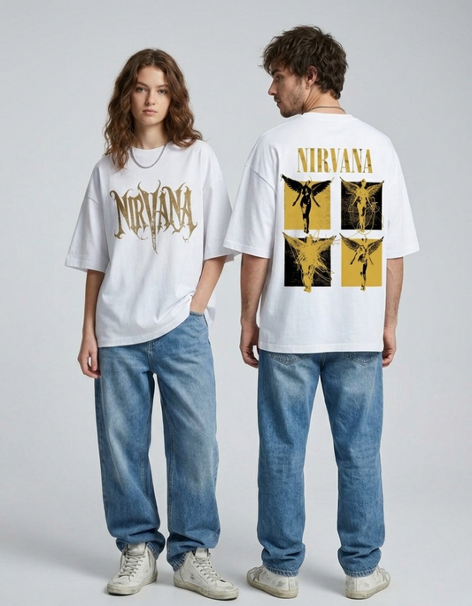 Nirvana Unisex Terry Oversized Tee